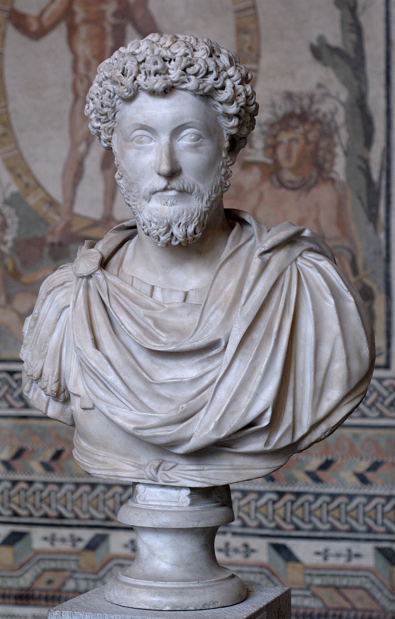 Bust of Marcus 
        Aurelius, 
        Glyptothek, Munich