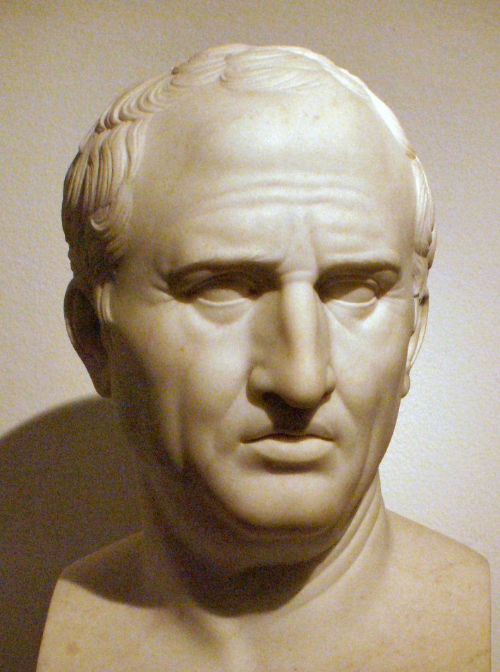 Bust of Marcus 
        Tullius 
        Cicero, Roman marble