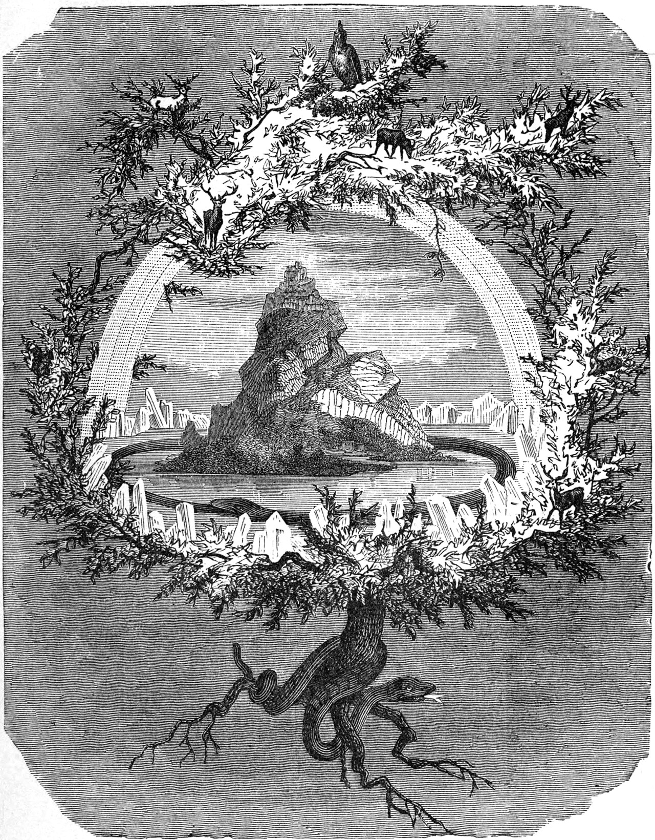 The Ash Yggdrasil by 
        Friedrich 
        Wilhelm Heine
